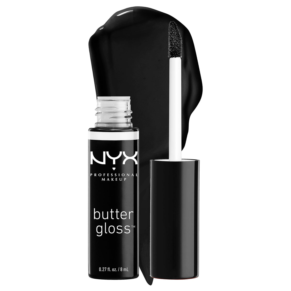 NYX PROFESSIONAL MAKEUP Butter Gloss, Non-Sticky Lip Gloss - Sugar Glass (Clear), Pack Of 3