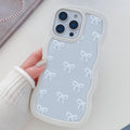 QLTYPRI Bow Case for iPhone 13/iPhone 14 Wavy Fame, Pink