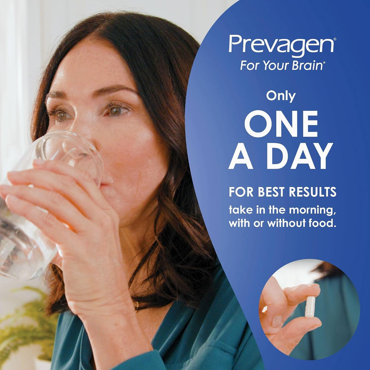 Prevagen Regular Strength - 60 Capsules (2 Month Supply) | Formulated for Your Brain | 10mg of Apoaequorin Plus Vitamin D3 with 7-Day Pill Minder