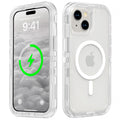 Follaroma Magnetic for iPhone 16 Plus Case, Heavy Duty Phone Cases, Clear