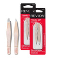 Revlon Designer Series 2-Piece Mini Tweezer Set For Travel