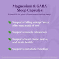 Natrol Sleep & Restore Magnesium Glycinate 100 mg, Melatonin-Free, 60 Count | Melatonin-Free Capsules, Nightitme Sleep-Aid for Adults, Calm Magnesium Glycinate with GABA, Botanical Blend, 100% Drug-Free