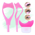 False Eyelashes Applicator Tool Lashes Clip for Beginners Easy to Apply Eyelashes Daily Use Buddy Tool Pinzas para Pestañas (Plum)