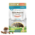 NaturVet Quiet Moments Calming Dog Supplement, Dog Soft Chews with Melatonin to Help Reduce Stress from Storms, the Vet, Fireworks, and Travel, Bacon and Chicken Flavored Pet Supplement, 70 Count Jar