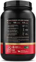 Optimum Nutrition Gold Standard 100% Whey Protein Powder, Double Rich Chocolate 1.98 Pound (Packaging May Vary)