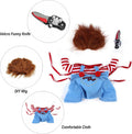 Pet Halloween Costume, Dog Funny Costume Halloween Cosplay Outfits Cute Clothes Adjustable Party Dress Up Apparel Accessories for Small Medium Large Dogs (Small)