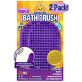 Bodhi Dog Shampoo Brush - Pet Grooming & Bath Supplies for Dogs and Cats - Bath Brush for Long & Short Hair - Premium Scrubber for Shower, Showerhead, Sprayer & Bathing (One Pack, Blue)