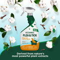 Vet’s Best Flea & Tick Home Spray for Dogs – Plant-Based Flea and Tick Treatment with Cotton Spice Scent – Indoor Flea Spray for Dogs – Made in USA Flea Control for Home Use – 32 oz