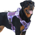 Auroth Tactical Dog Harness for Large Dogs No Pull Adjustable Pet Harness Reflective K9 Working Training Easy Control Pet Vest Military Service Dog Harnesses Army Yellow L
