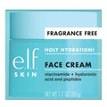 e.l.f., Skin Holy Hydration! Face Cream with Hyaluronic Acid, Fragrance Free, Niacinamide and Peptides, Nourishing Moisturizer