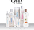 BioSilk Silk Therapy Whitening Dog Shampoo, Brightening Pet Shampoo with Silk Protein for White and Light Colored Coats, Enhances Shine and Softness, pH Balanced Dog Wash, 12 Fl Oz