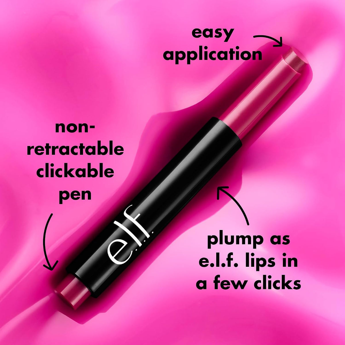 e.l.f. Pout Clout Lip Plumping Pen, Pinky Out | Nourishing Lip Balm For Sheer Color & Shine, Plumps & Moisturizes, Vegan & Cruelty-Free