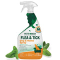 Vet’s Best Flea & Tick Home Spray for Dogs – Plant-Based Flea and Tick Treatment with Cotton Spice Scent – Indoor Flea Spray for Dogs – Made in USA Flea Control for Home Use – 32 oz