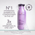 Pureology Hydrate Shampoo - For Dry or Color Treated Hair, Moisturizing Shampoo For Hydration & Softness, With Rose Extract & Green Tea, Vegan & Sulfate-Free