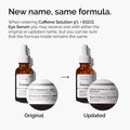 The Ordinary Caffeine Solution 5% + EGCG Eye Serum, Depuffing Eye Serum for Dark Circles and Tired Eyes