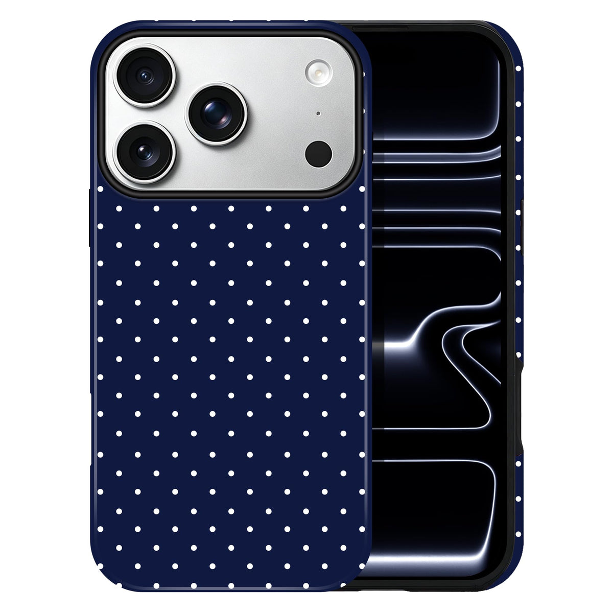 Polka Dot Pattern Phone Case for iPhone 13/14 6.1", Wine