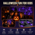 Spooky Glow 3D LED Bat Wall Decor, Hanging Bat for Halloween Decoration, 12