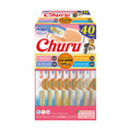 INABA Churu Cat Treats, Lickable, Squeezable Creamy Purée Cat Treat with Green Tea Extract & Taurine, 0.5 Ounces Each Tube, 50 Tubes, Tuna & Chicken Variety