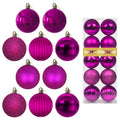 White 4.0" Large Christmas Balls - Christmas Tree Decoration Ornaments Shatterproof Hanging Balls for Birthday Halloween Holiday Wedding Decorations Set of 4pcs