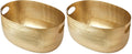 American Metalcraft ATHG16 Hammered Aluminum Beverage Tray, Round, Gold, 16-Inch Diameter
