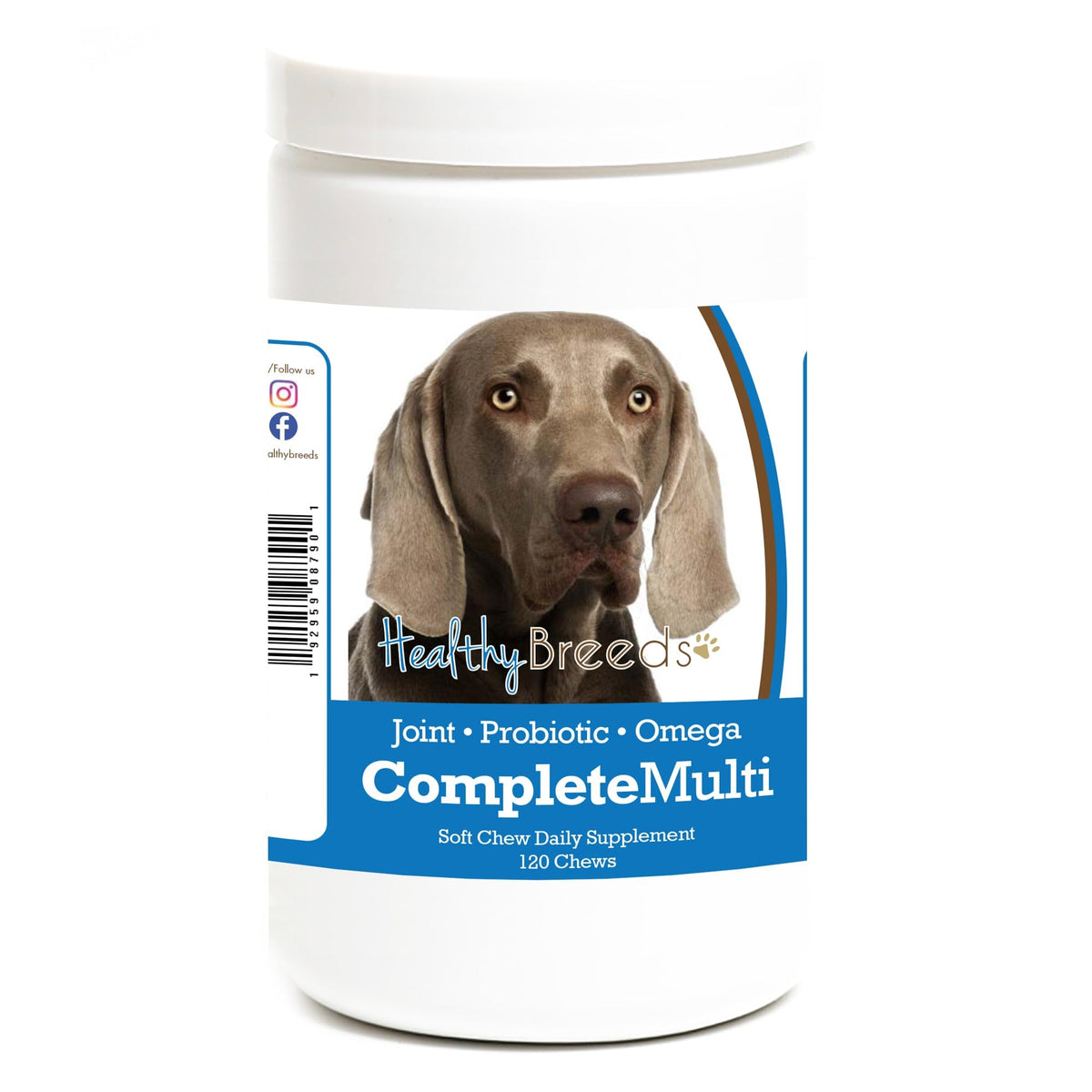 Healthy Breeds French Bulldog All in One Multivitamin Soft Chew 120 Count