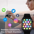 Smart Watch for Men, 120 Sports Modes Smartwatch with 1.83" HD, Alexa Built-in, Heart Rate/Sleep Monitor, IP67 Waterproof, Bluetooth Call & Music Control Fitness Watch for iPhone/Android (Black)