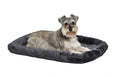 MidWest Homes for Pets QuietTime Dog Bed - White Fleece Bolster, Ultra-Soft and Machine Washable, Fits 42-Inch Crates and Carriers, for Large Breed Dogs