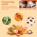 Nocciola Halloween Pumpkin Dog Toys, Hide and Seek Snuffle Plush Dog Toy for Small Dogs, Puppy Squeaky Toy with Crinkle Papers for Boredom