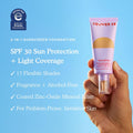 Tower 28 SunnyDays SPF 30 Tinted Moisturizer - 2-in-1 Buildable Coverage Foundation + Mineral Sunscreen for Face - Zinc Oxide, Aloe & Prickly Pear for Sensitive Skin - 15 Light/Warm (1 oz)
