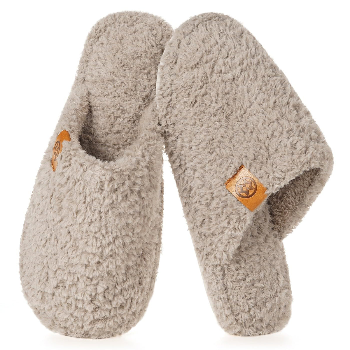 Men's Cozy Slippers Warm Fuzzy Slip On House Slippers | Memory Foam,Anti-slip,Lightweight