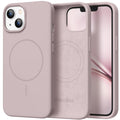 GolbinBox Magnetic for iPhone 16 Pro Max Case, Silicone Cover, Chalk Pink
