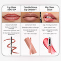 Sacheu Lip Liner STAY-N Peel Off Lip Stain, Longwear, p-INKED | Water-resistant, transfer & smudge-proof, lip tint with hyaluronic acid & vitamin E for conditioning benefits, matte finish