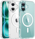 FNTCASE for iPhone 18 Pro Max Case / 17 Pro Max Clear Case Fit for Magsafe