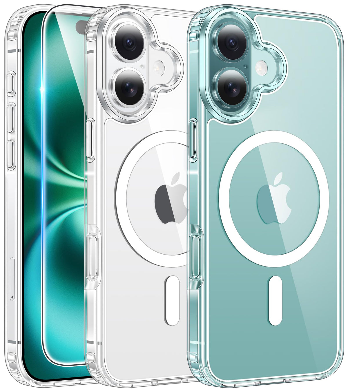 FNTCASE for iPhone 18 Pro Max Case / 17 Pro Max Clear Case Fit for Magsafe