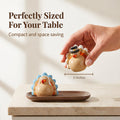 The Bridge Collection Pair of Pilgrim Turkeys Fall Salt & Pepper Shaker Set
