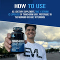 EVL Thermogenic Fat Burner Support - Fast Acting Weight Loss Energy and Appetite Support - Trans4orm Green Tea Supplement for Men and Women - 60 Servings