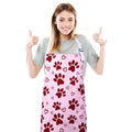 Dog Grooming Waterproof Apron with 2 Pockets, Cute Animals Puppy Dog Pets Apron