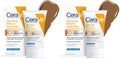 CeraVe Hydrating Mineral Sunscreen SPF 30 with Sheer Tint, Tinted Mineral Sunscreen with Zinc Oxide & Titanium Dioxide, Blends Seamlessly For Healthy Glow, Deep, 1.7 Oz