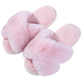 Evshine Memory Foam Fuzzy House Slippers for Women