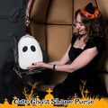 Hillban 3 Pcs Halloween PU Leather Bat Spider Web Shoulder Bag