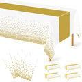 3 Pack Thanksgiving Tablecloths, 108" x 54" Disposable Turkey Table Cloth