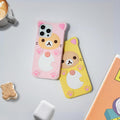 IAIYOXI 3D Cute Cartoon Bear Phone Case for iPhone 15 - Fashionable and Stylish - Funny Pink Bear Design - Soft TPU Protective Case - Kawaii Silicone Cover for Women, Girls, and Kids