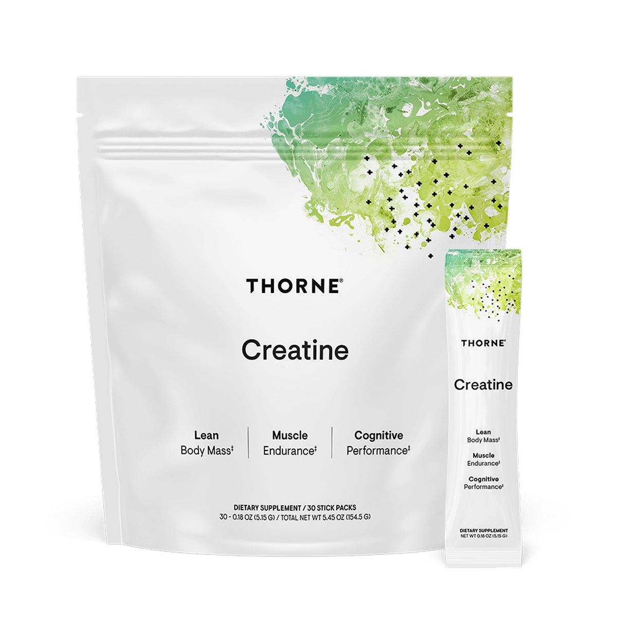 THORNE Creatine - Micronized Creatine Monohydrate Powder - Support for Muscles & Cognitive Function* - for Women & Men - Unflavored - NSF Certified for Sport - 5 g per Serving - 90 Servings