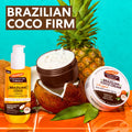 Palmer's Coconut Oil Formula Brazilian Coco Firming Skin Care Duo, Whipped Body Butter (8.8 Oz) + Body Oil (6.5 Fl Oz) Helps with Skin Tightening & Firming of Bum, Bust & Belly, Provides 48Hr Moisture