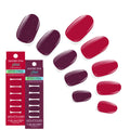 Dashing Diva Gloss Nail Strips Bundle - The Neon Brights Collection - Magenta Madness & Suki - UV Free, Chip Resistant, Long Lasting Gel Stickers - Contains 2 Sets