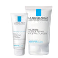 La Roche-Posay Toleraine Skin Care Set, Double Repair Face Moisturizer 100ml & Hydrating Gentle Cleanser 50ml, Oil Free Moisturizer & Face Wash