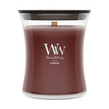 WoodWick Fireside Holiday Candle Gifts for Women and Men, 9.7 oz Medium Hourglass Candle with Crackling Wick