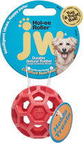 JW Pet Company Mini Hol-ee Roller Dog Toy, Colors Vary - Pack of 3