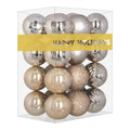 White 4.0" Large Christmas Balls - Christmas Tree Decoration Ornaments Shatterproof Hanging Balls for Birthday Halloween Holiday Wedding Decorations Set of 4pcs