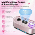 JOSGLOI 40000RPM Electric Nail File Drill Professional Kit, Drill Machine with LCD Display, Manicure Pedicure Polishing Acrylic Gel Nail Grinder for Salon, Home Use